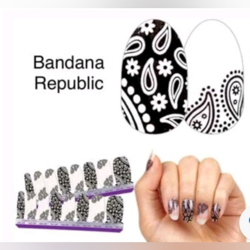 Color Street Nail Strips  - Bandana Republic Overlay (retired)